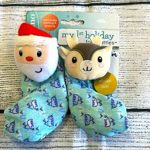 Infantino • My 1st Holiday Foot Rattles • NWT!
